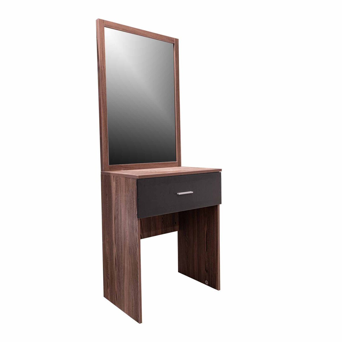 Maple Leaf  Dresser With Mirror Walnut Size:60x40x163 Cms(HxWxL)