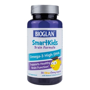Bioglan Smartkids Brain Formula Omega-3 High DHA Chewy Capsules 30pcs