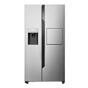 Hisense 696Ltr Side by Side Refrigerator, Stainless Steel, RS696N4IGU