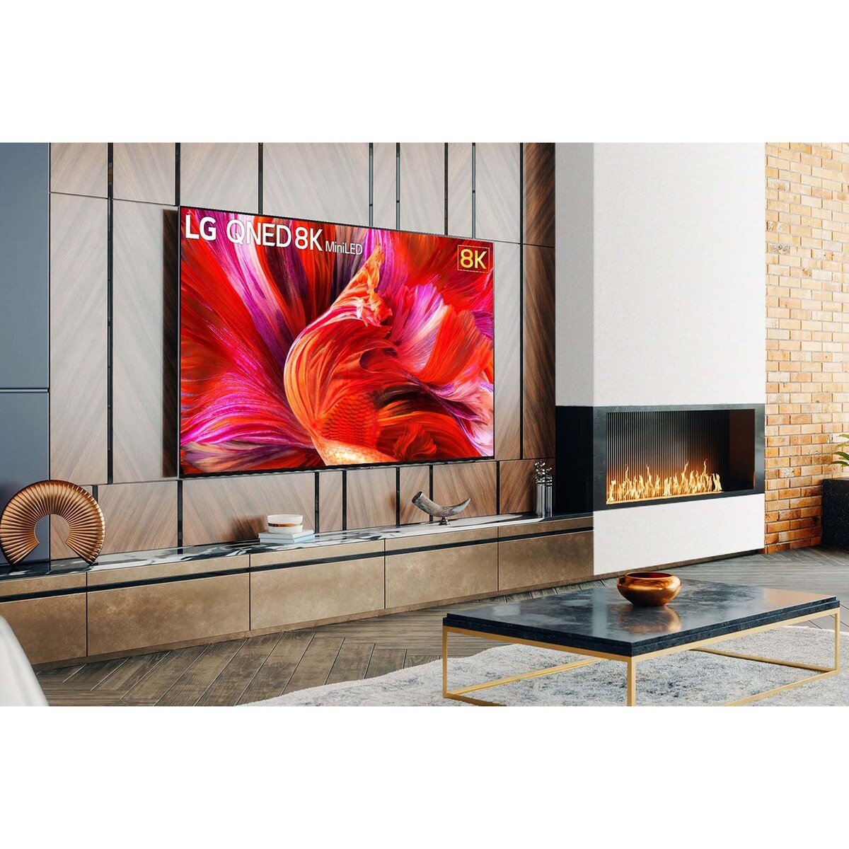 LG QNED TV 75 Inch QNED95 series, New 2021 Cinema Screen Design 8K Cinema HDR WebOS Smart ThinQ AI Mini LED