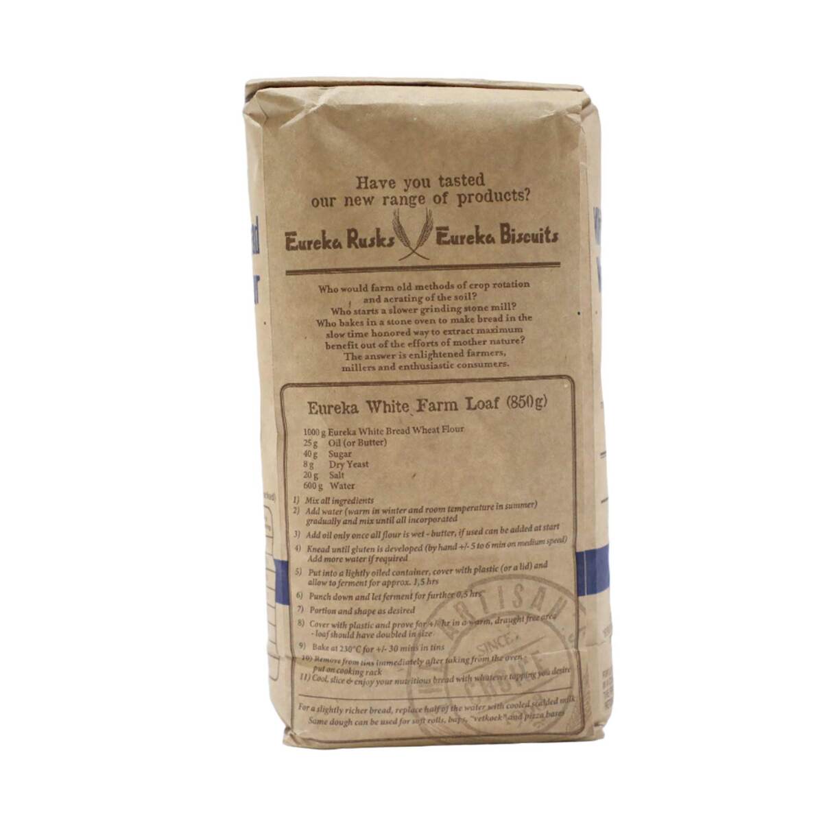 Eureka Mills Gluten Free White Bread Wheat Flour, 1 kg