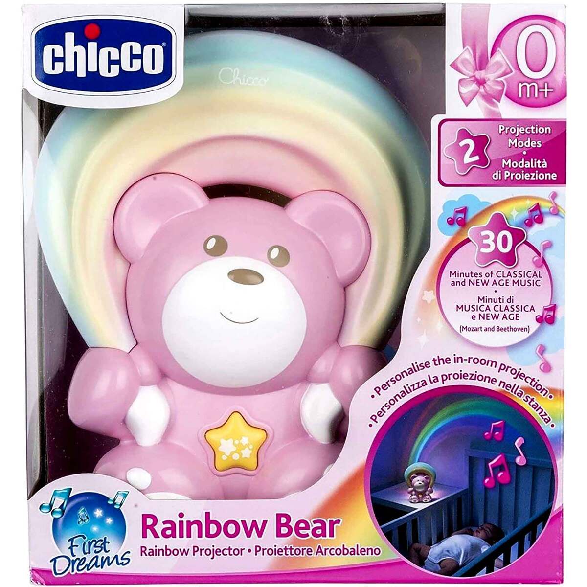 Chico Rainbow Bear Pink 10474-100