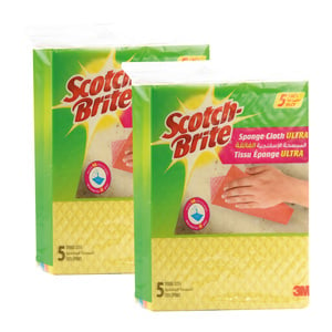 Scotch Brite 3M Sponge Cloth Ultra 2 x 5pcs