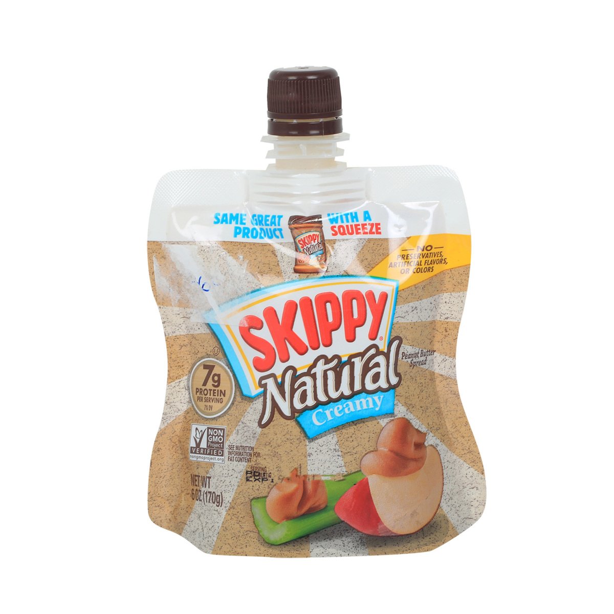 اشتري قم بشراء Skippy Peanut Butter Natural Creamy 170g Online at Best Price من الموقع - من لولو هايبر ماركت Peanut Butter في الكويت