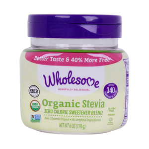 اشتري قم بشراء Wholesome Organic Stevia Zero Calorie Sweetener 170g Online at Best Price من الموقع - من لولو هايبر ماركت Sugar في الكويت