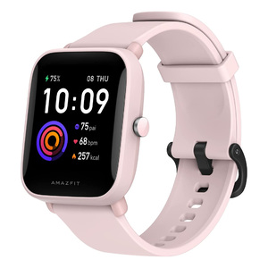 Amazfit BIP-U Pro Smartwatch,Heart Rate and Activity Tracking, Sleep Monitoring, Built-In GPS, Pink (A2008 BIP-U Pro)