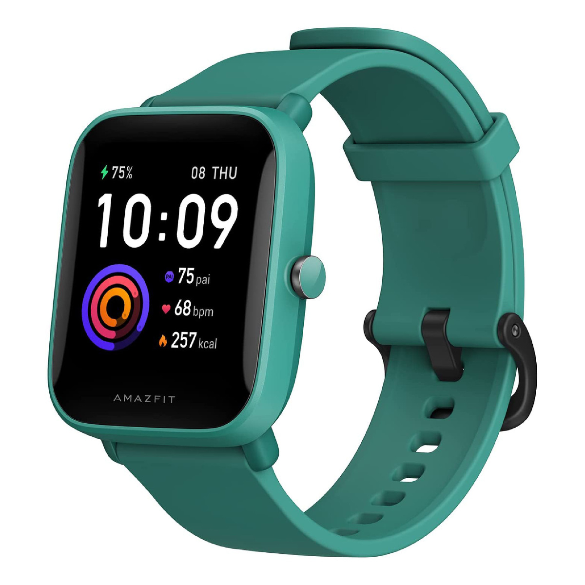 Amazfit BIP-U Pro Smartwatch ,Heart Rate and Activity Tracking, Sleep Monitoring, Built-In GPS,Green (A2008 BIP-U Pro)