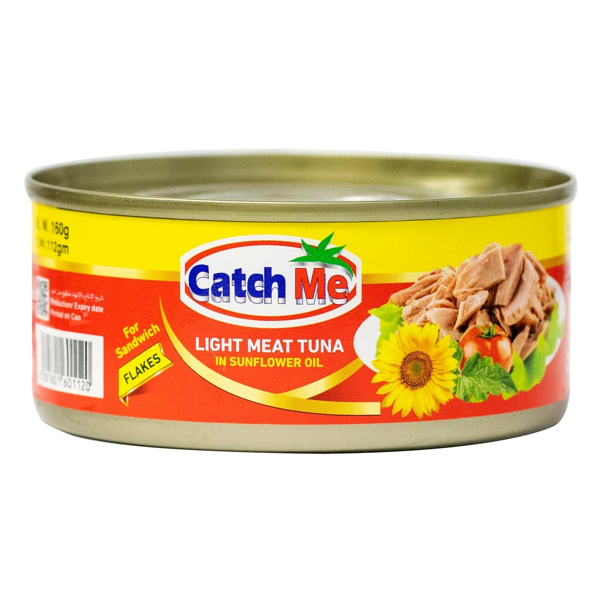 Buy Catch Me Light Meat Tuna In Sunflower Oil 160 g Online at Best Price | Canned Tuna | Lulu KSA in Saudi Arabia