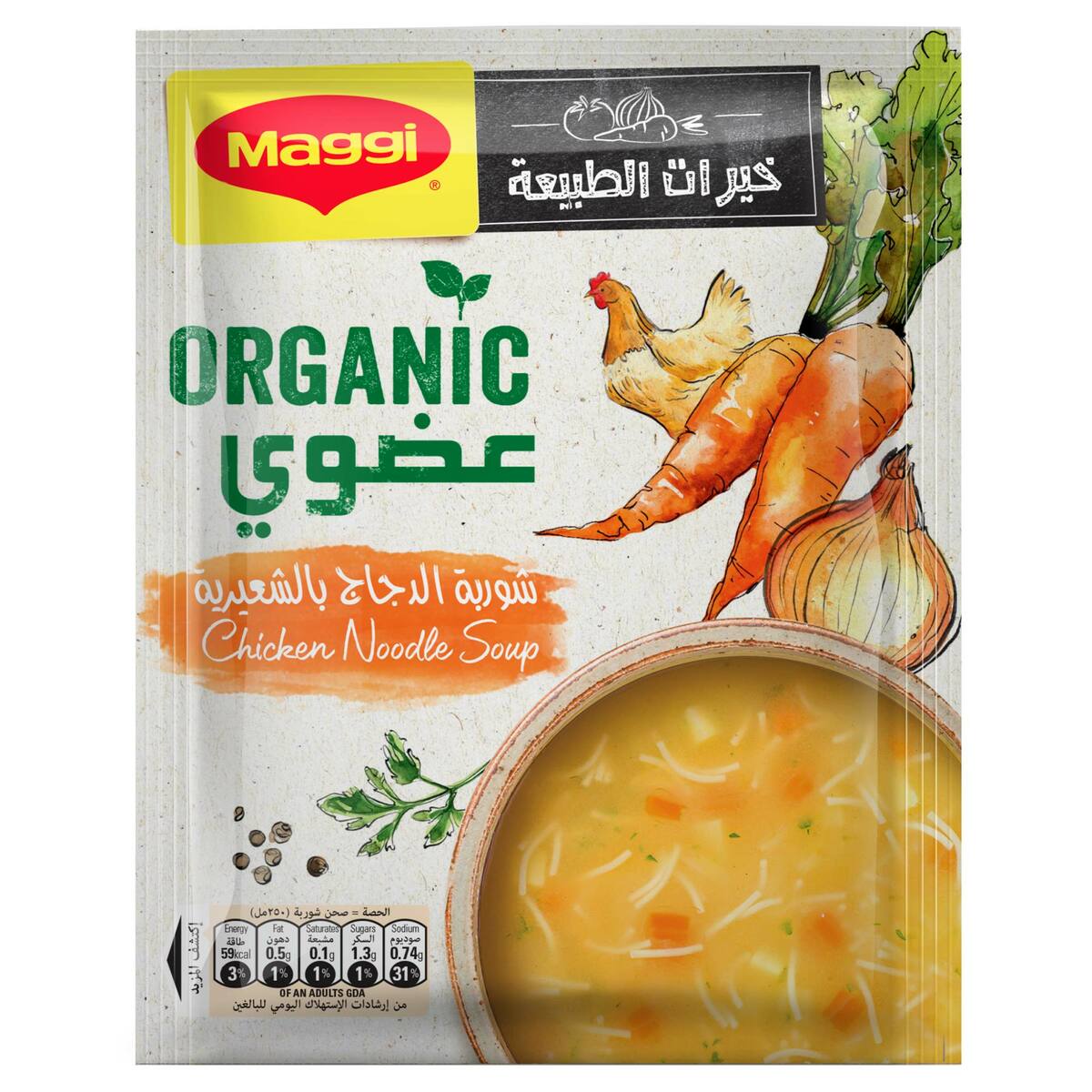 Maggi Organic Chicken Noodle Soup 55 g