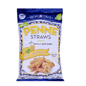 Vintage Italia Penne Straws Lentils & White Beans Mac And Cheese 170g