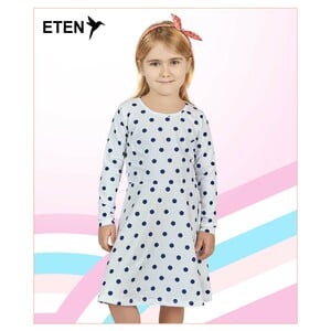 Eten Girls Basic Dress Long Sleeve WGDL301 3-4Y