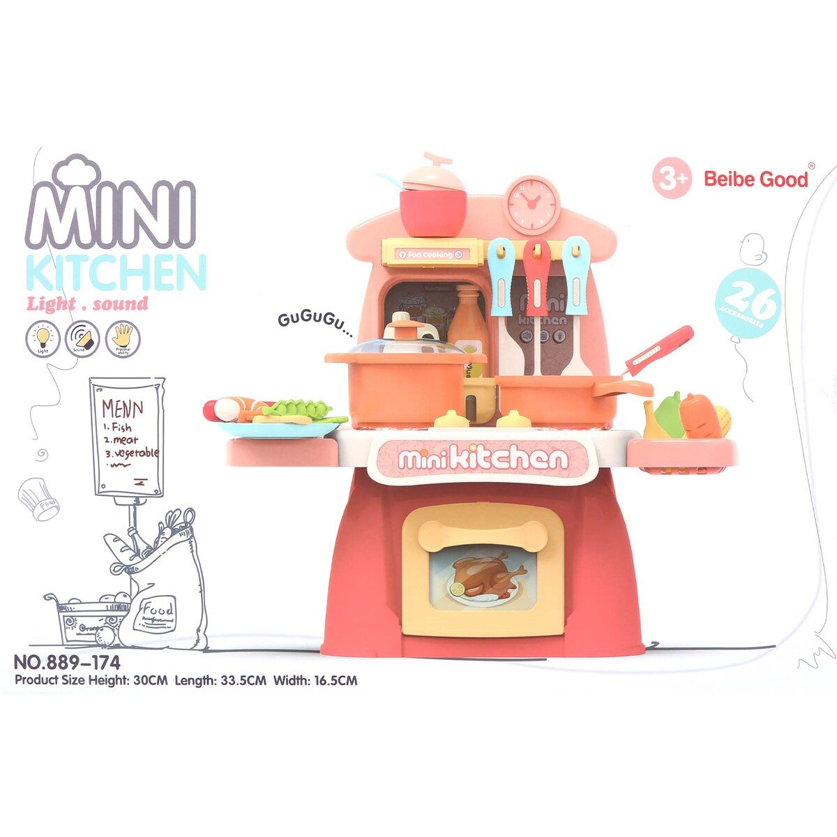 Beibe Good Mini Kitchen Set 889-174