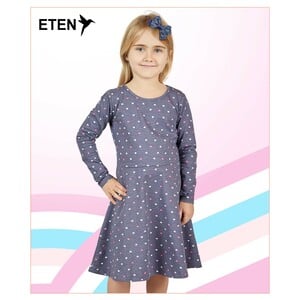 Eten Girls Basic Dress Long Sleeve WGDL306 3-4Y