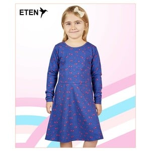 Eten Girls Basic Dress Long Sleeve WGDL312 3-4Y
