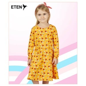 Eten Girls Basic Dress Long Sleeve WGDL315 7-8Y