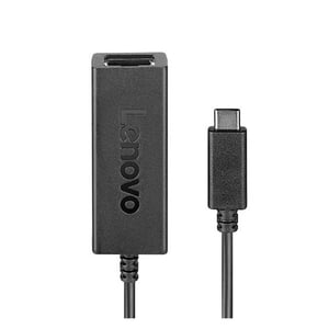 Lenovo USB-C to Ethernet Adapter-ROW- Black GX90S91832