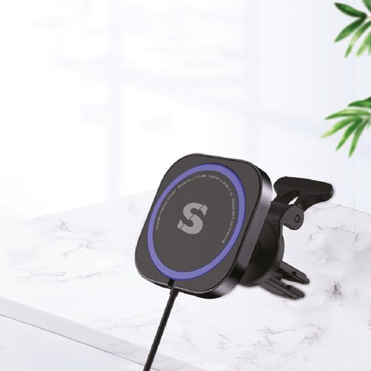 Switch Wireless Magnetic Charger With Car Holder Black (ACSWT21MGWCHR1)
