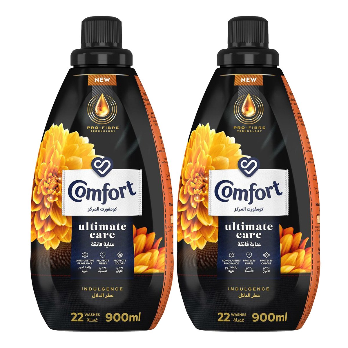 Comfort Ultimate Care Concentrated Fabric Softener Indulgence 2 x 900ml