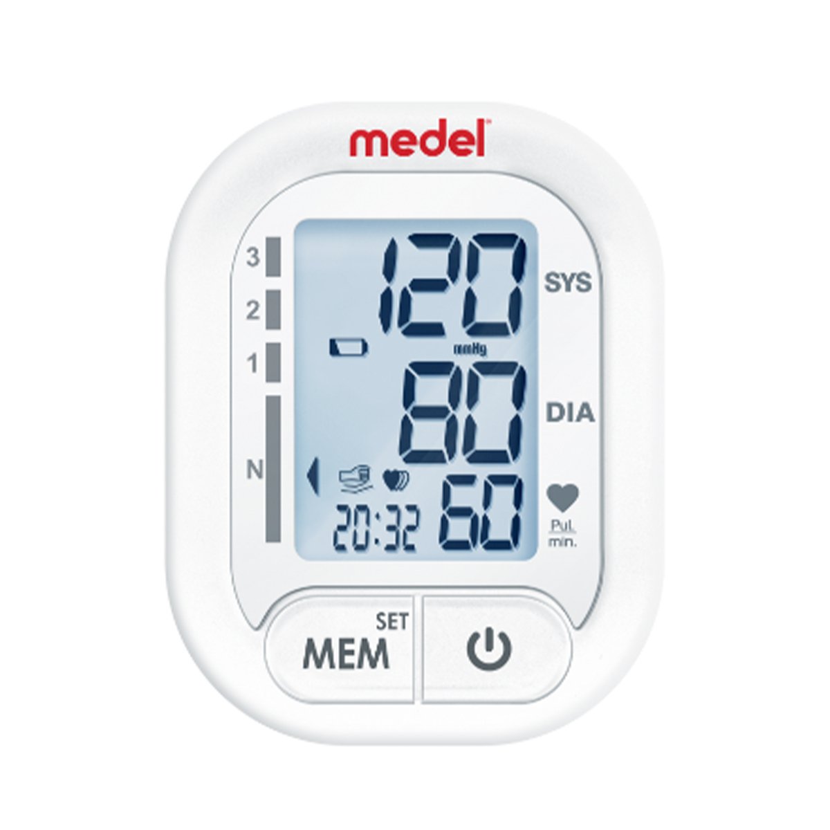 Medel Wrist Blood Pressure Monitor with Soft Inflate Technology 95215
