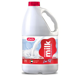 LuLu Low Fat Fresh Milk 2Litre