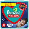 Pampers Diapers Pants Baby-Dry Night  Size 5 12-18kg 48pcs