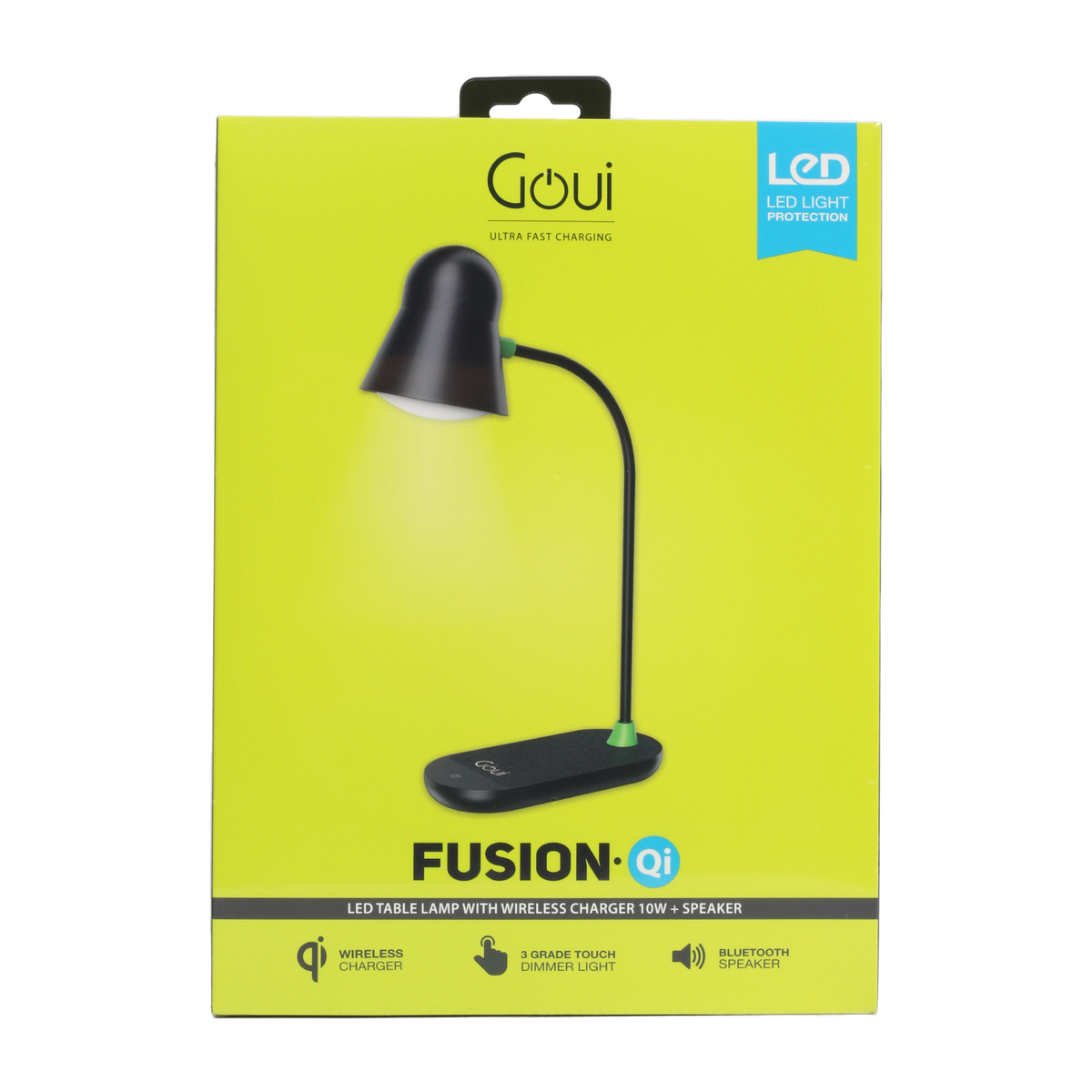 Goui Wireless Charger + LED Lamp With Speaker G-LWSPEAKER-K
