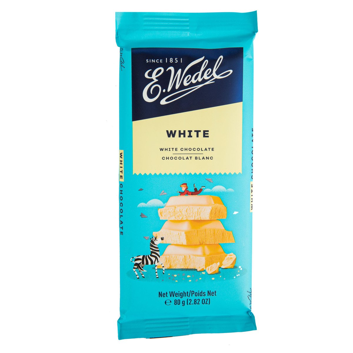 E Wedel White Chocolate 80 g