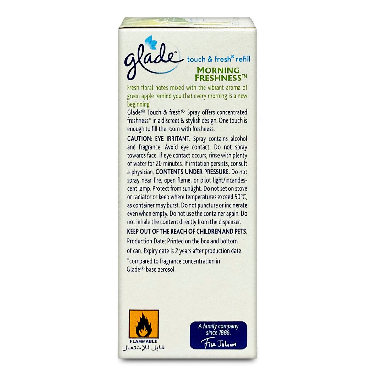 Glade Air Freshener Touch & Fresh Refill Morning Freshness 12ml