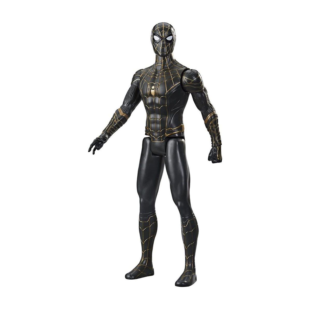 Spiderman Titan Hero Series Black & Gold Suit Spider-Man Action Figures F2438