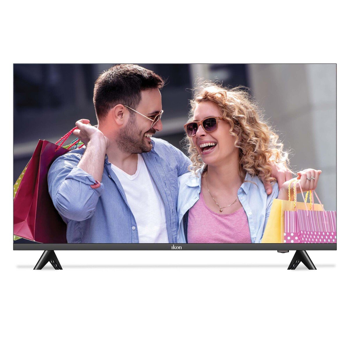 اشتري قم بشراء ايكون تلفزيون ذكي 43 بوصة ال اي دي دقة عالية ، أسود، IK-FLS43A71 Online at Best Price من الموقع - من لولو هايبر ماركت LED TV في السعودية