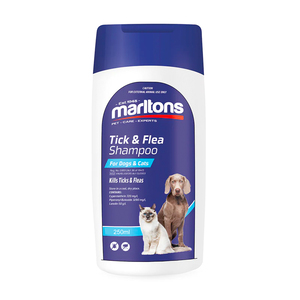 Marltons Tick & Flea Shampoo For Cats & Dogs  250 ml