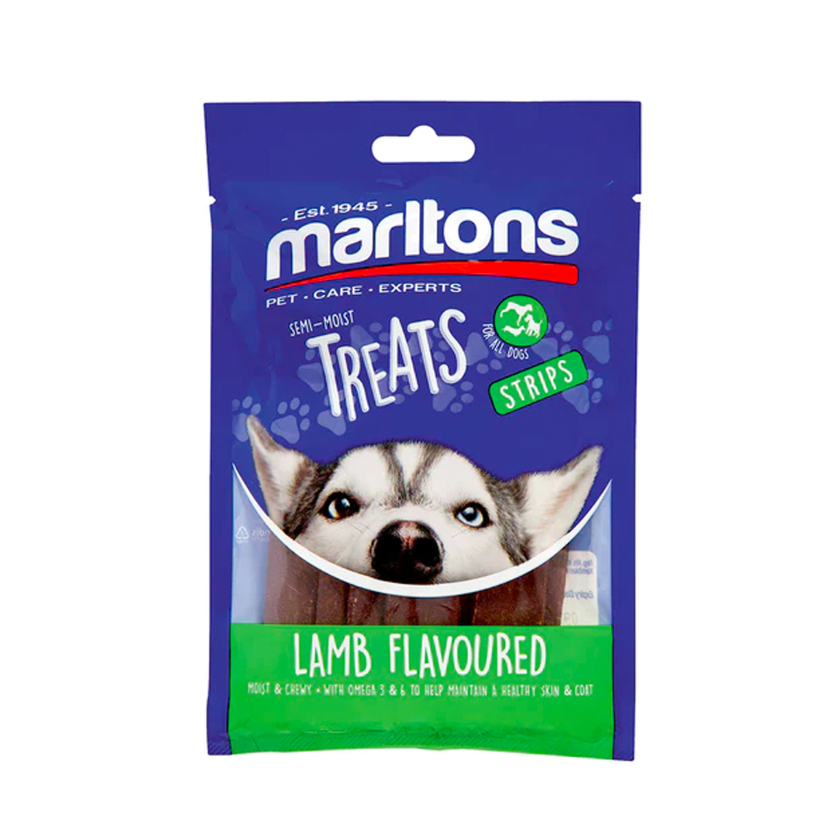 Marltons Lamb Flavoured Strips For Dogs 120 g