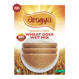 اشتري قم بشراء Arogya Wheat Dosa Wet Mix 1 kg Online at Best Price من الموقع - من لولو هايبر ماركت Instant Food Delicacies في الامارات