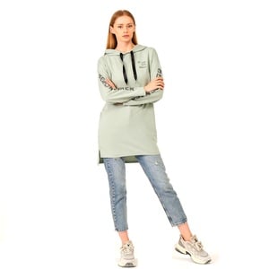 Cortigiani Women's Sweatshirt With Hood CRTSWTL5, Medium