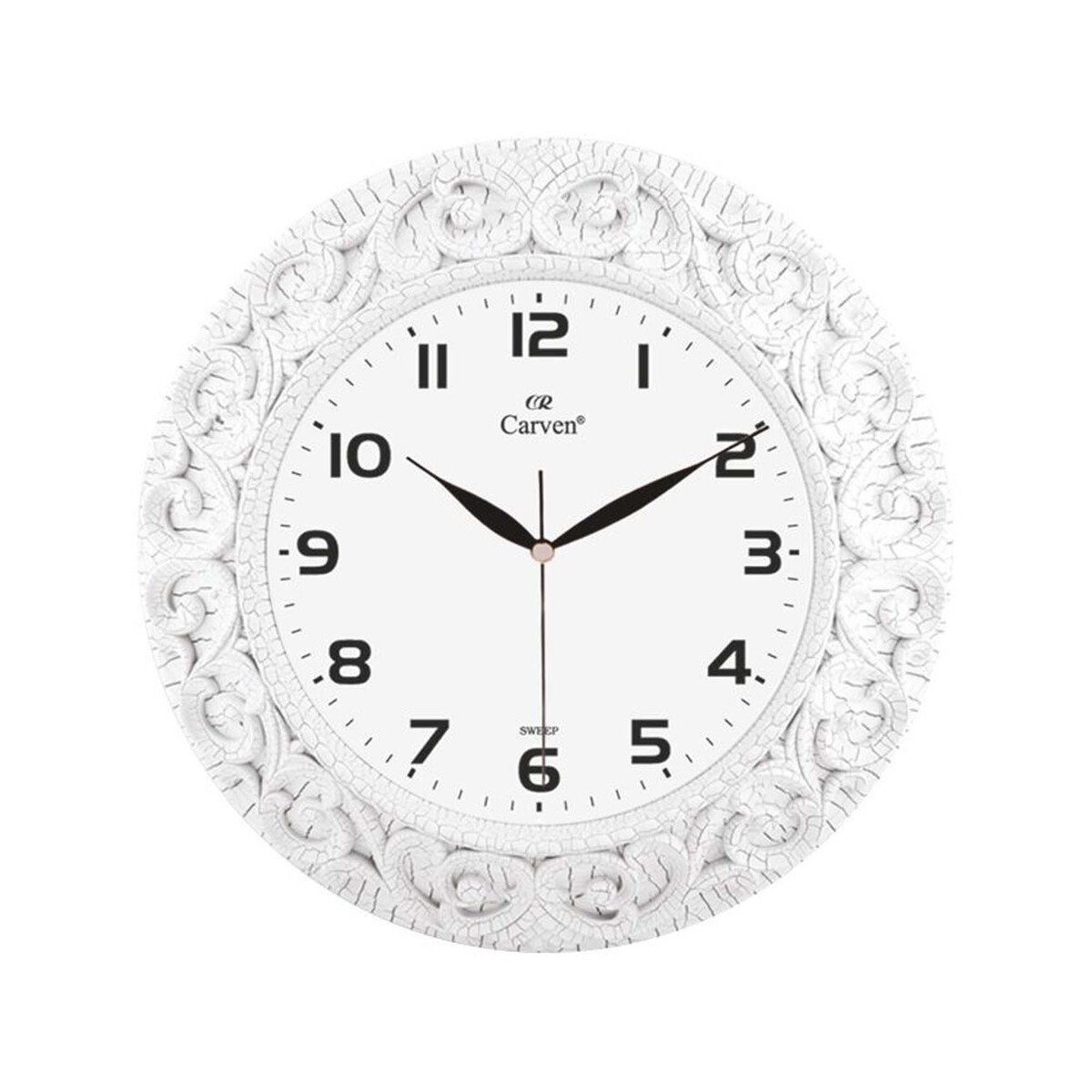 Maple Leaf Battery Operated PVC Wall Clock 38x38cm ML081 Assorted
