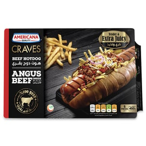 Americana Craves Beef Hotdog 450gg