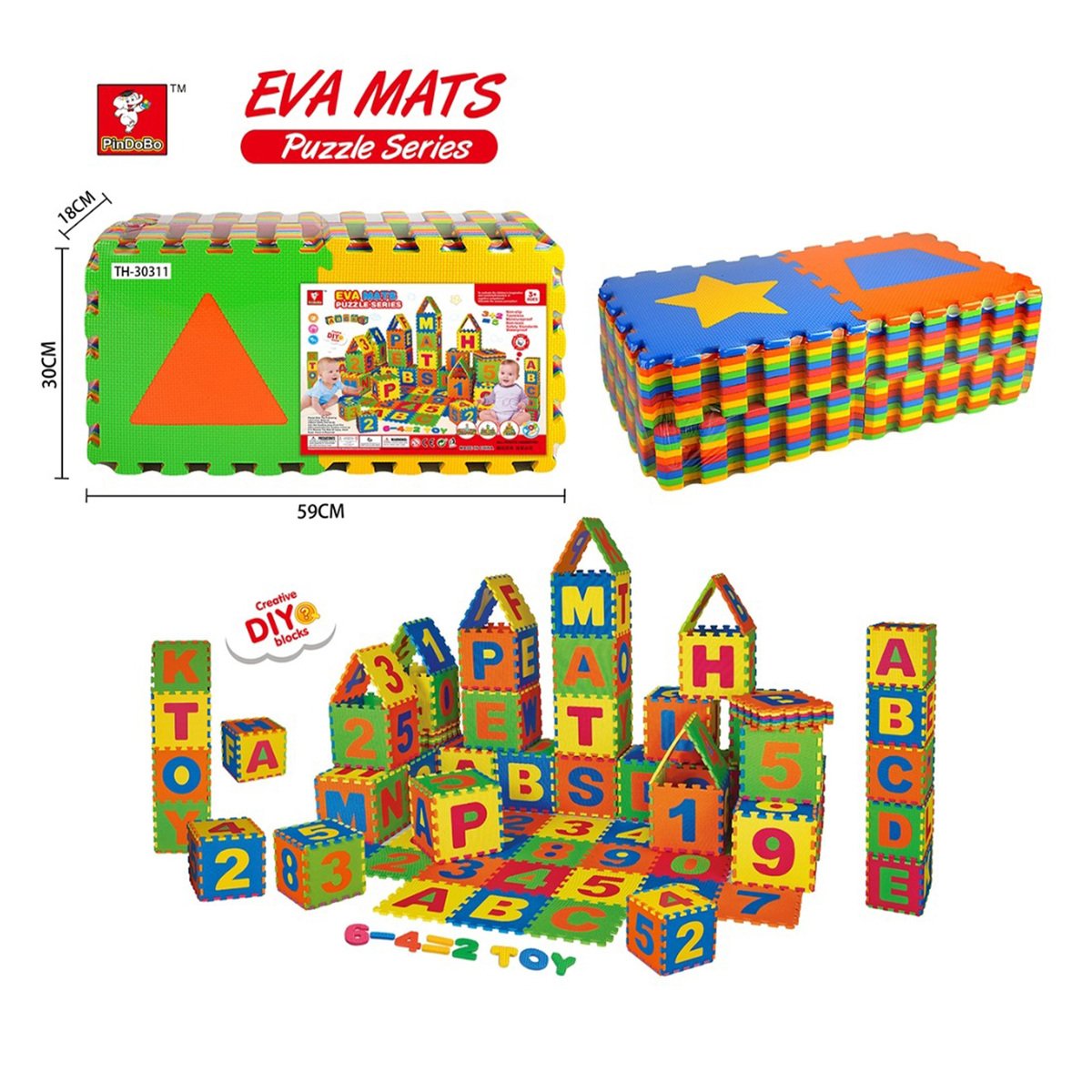 Eva Puzzle Mat 36Pcs TH-30311