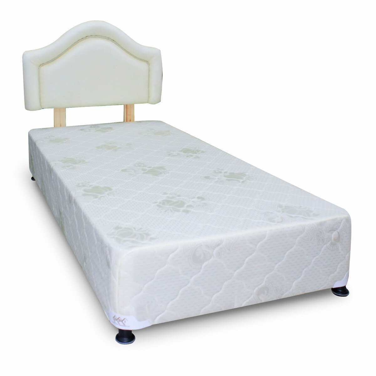 Sohar Poly Semi Divan Bed 190x90+12cm ( Head Board With Base ) Online at Best Price | Bed Room Set Lulu Oman