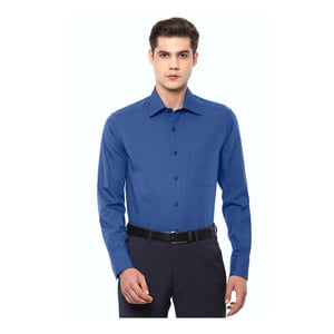 Louis Philippe Men's Formal Shirt LPSFMCLB860940 Long Sleeve, 44