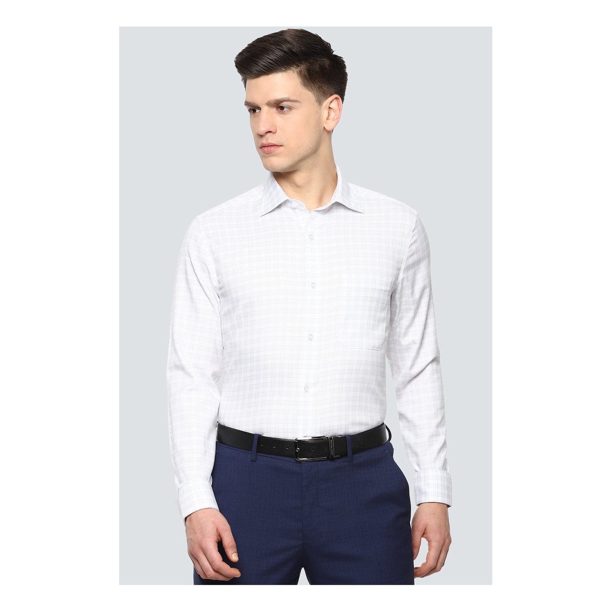 Louis Philippe Men's Formal Shirt LPSFMCLPN88396 Long Sleeve, 40