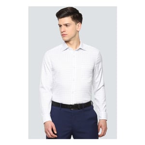 Louis Philippe Men's Formal Shirt LPSFMCLPN88396 Long Sleeve, 44