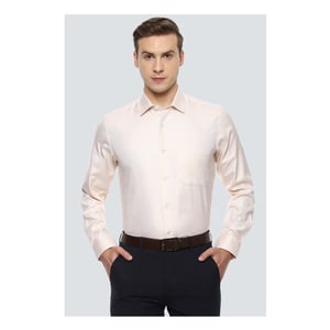 Louis Philippe Men's Formal Shirt LPSFMSLBP31631 Long Sleeve, 39