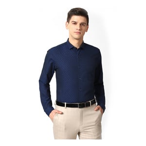 Peter England Men's Formal Shirt PESFOSLF154041 Long Sleeve, 40