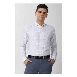 Peter England Men's Formal Shirt PISFSRGP201557 Long Sleeve, 40