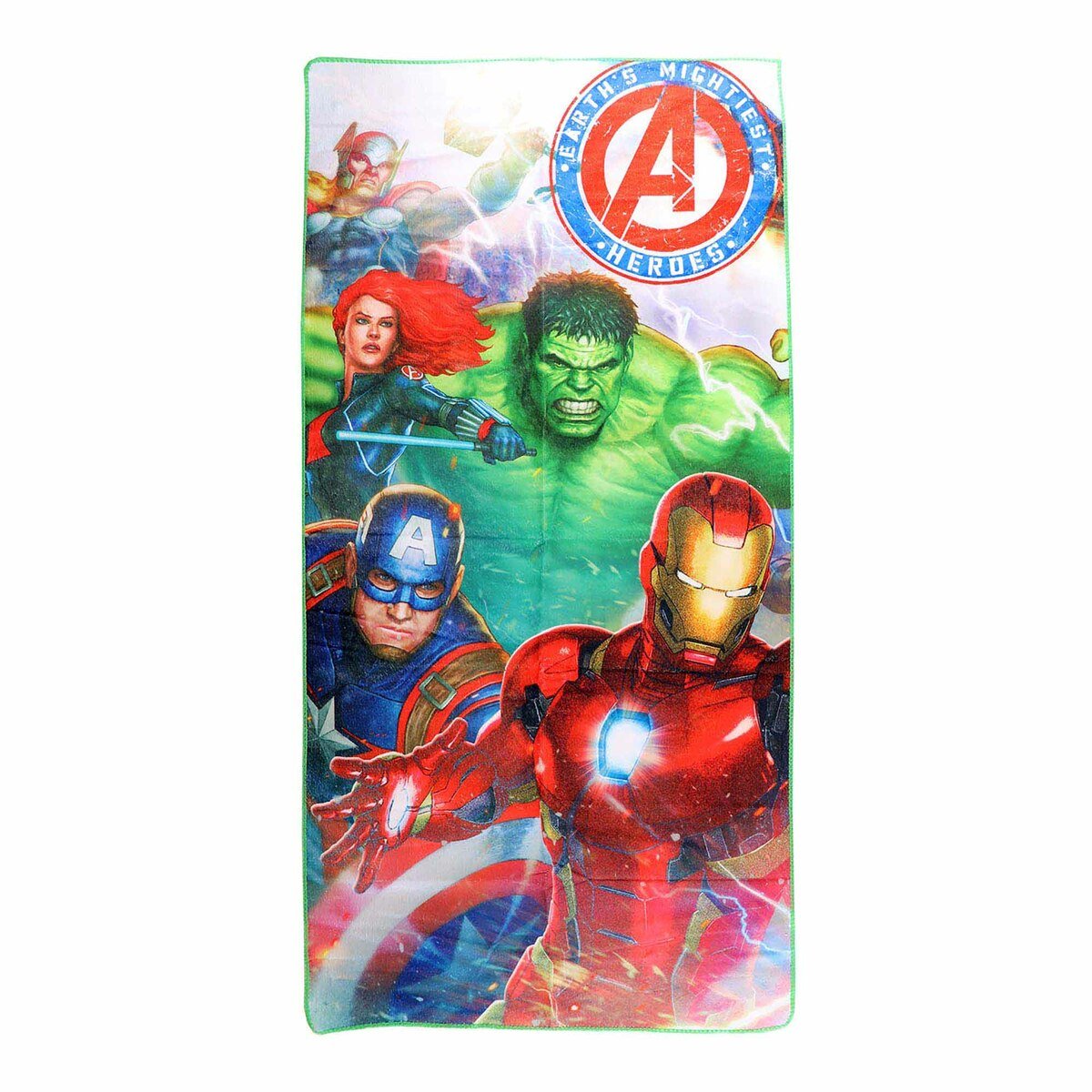 Marvel Avengers Microfibre Kids Beach Bath Towel 55x110cm TRHA1923 (Official Marvel Product)