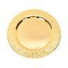 Chefline Stainless Steel Round Tray With Embossing Edge Gold 40cm RG745