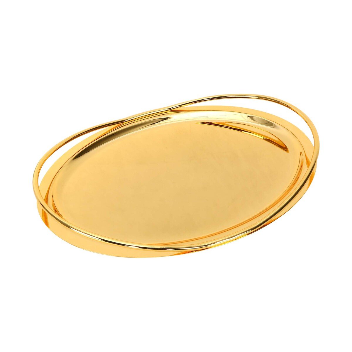 Chefline Oval Tray With Handle RGK936N3 Gold