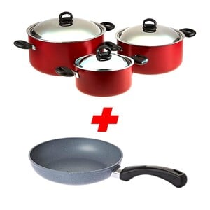 Prestige Cookware Set 6pcs + Endurance Fry Pan 20cm