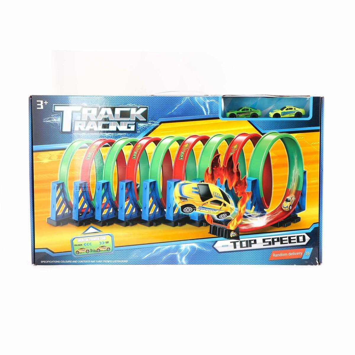 Skid Fusion Track Set with Pull Back Car 8047