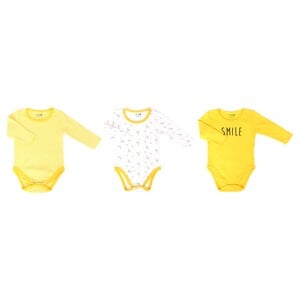 Eten Infant Boys Body Suit Long Sleeve 3Pcs Set SCCIVFB02 6-9M